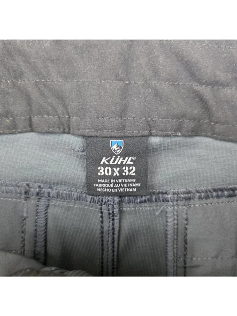 Kuhl Silencr Pants Mens 30x32 Gray Tapered Stretch Hiking Travel Trail